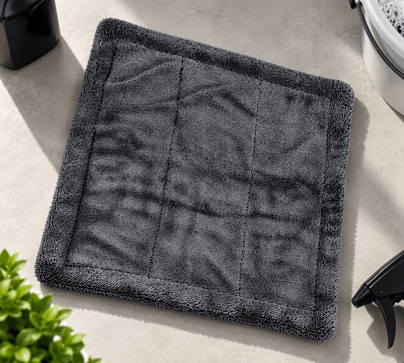 Launch Pad Car Wash Supplies 1200 gsm 40x40 cm Microfiber Towel for Efficient Cleaning โ view 9
